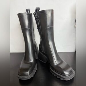 Chloé Rubber Mid-Calf Rain Boots size 37